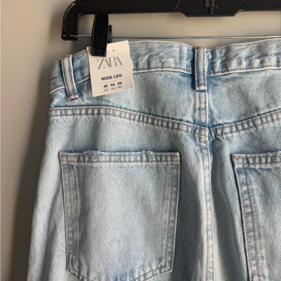 NWT Zara High Rise Full Length Jeans - Picture 2 of 6